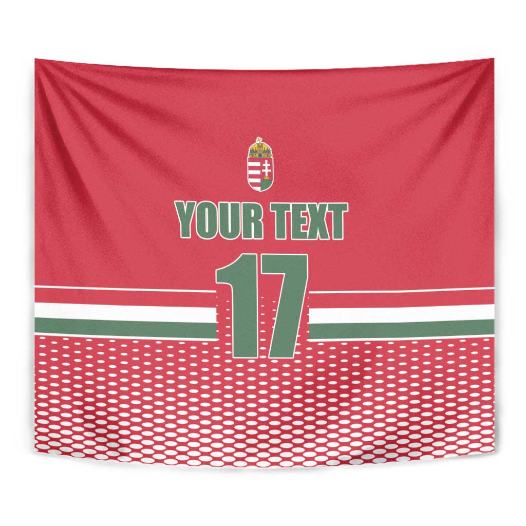 Custom Hungary Ice Hockey Tapestry Red Style Come on Magyars