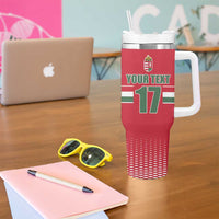 Custom Hungary Ice Hockey Tumbler With Handle Red Style Come on Magyars