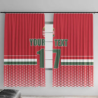 Custom Hungary Ice Hockey Window Curtain Red Style Come on Magyars