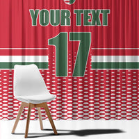 Custom Hungary Ice Hockey Window Curtain Red Style Come on Magyars