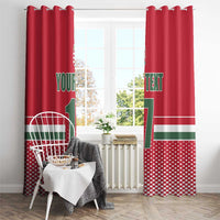 Custom Hungary Ice Hockey Window Curtain Red Style Come on Magyars