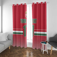 Custom Hungary Ice Hockey Window Curtain Red Style Come on Magyars