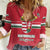 Custom Hungary Ice Hockey Women Casual Shirt Red Style Come on Magyars
