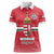 Custom Hungary Ice Hockey Women Polo Shirt Red Style Come on Magyars