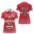 Custom Hungary Ice Hockey Women Polo Shirt Red Style Come on Magyars