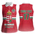Custom Hungary Ice Hockey Women Sleeveless Polo Shirt Red Style Come on Magyars