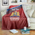 Personalized Netherlands Lion Blanket Nederland Flag and Coat of Arms