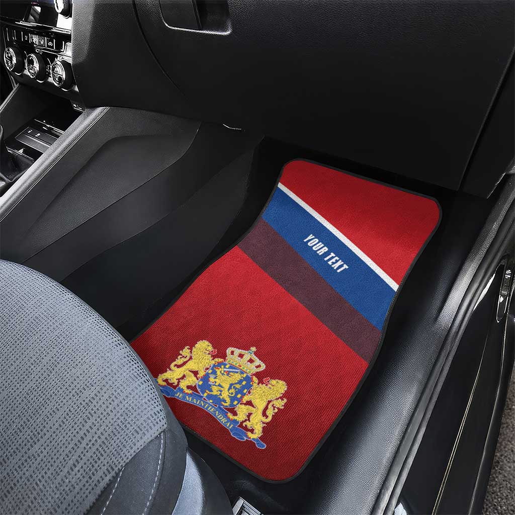 Personalized Netherlands Lion Car Mats Nederland Flag and Coat of Arms