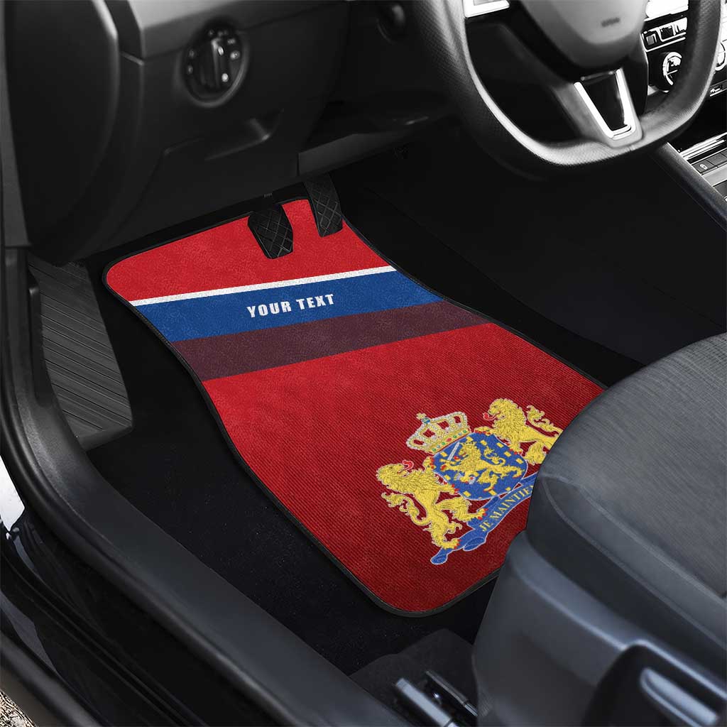 Personalized Netherlands Lion Car Mats Nederland Flag and Coat of Arms