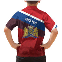 Personalized Netherlands Lion Family Matching Mermaid Dress and Hawaiian Shirt Nederland Flag and Coat of Arms