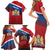 Personalized Netherlands Lion Family Matching Short Sleeve Bodycon Dress and Hawaiian Shirt Nederland Flag and Coat of Arms