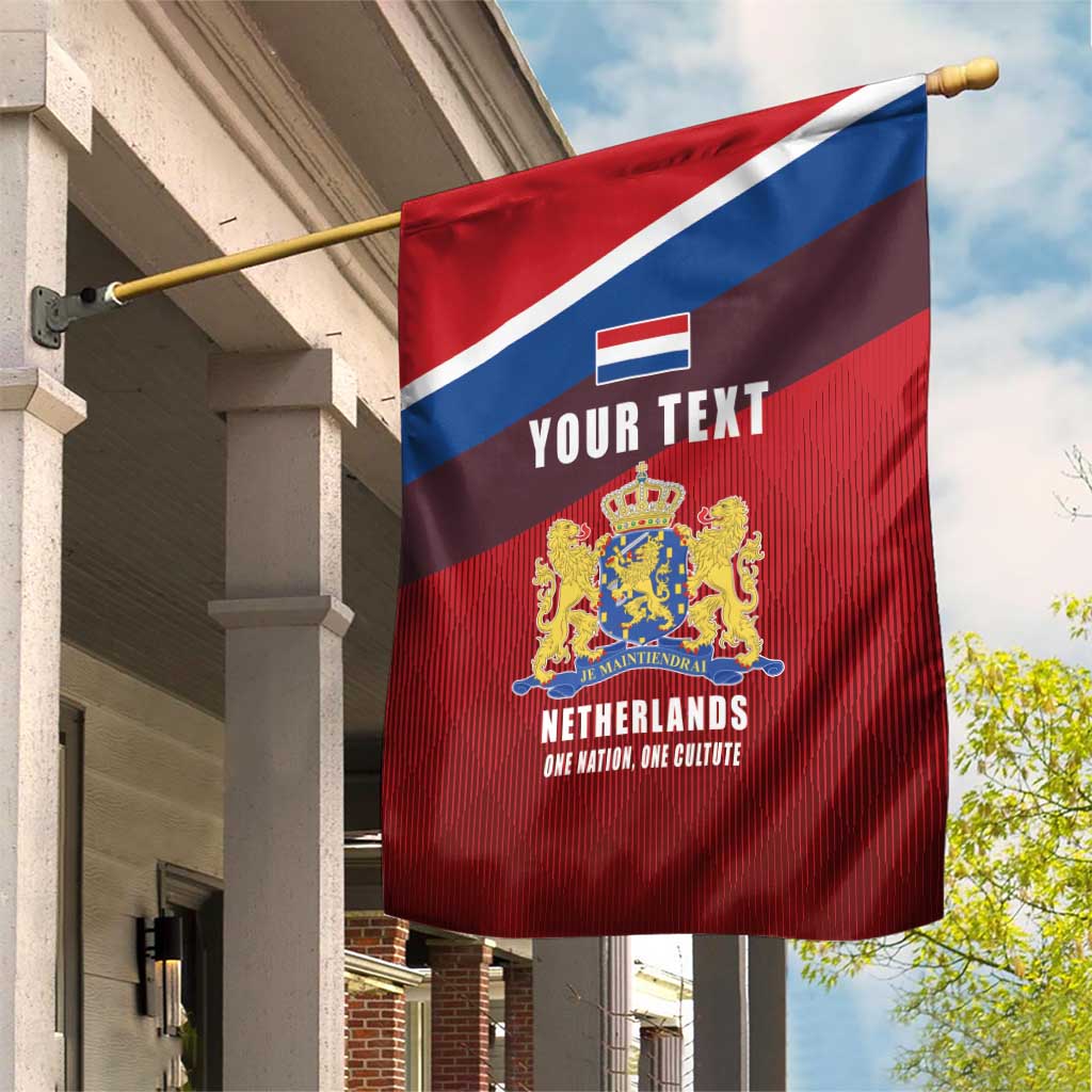 Personalized Netherlands Lion Garden Flag Nederland Flag and Coat of Arms
