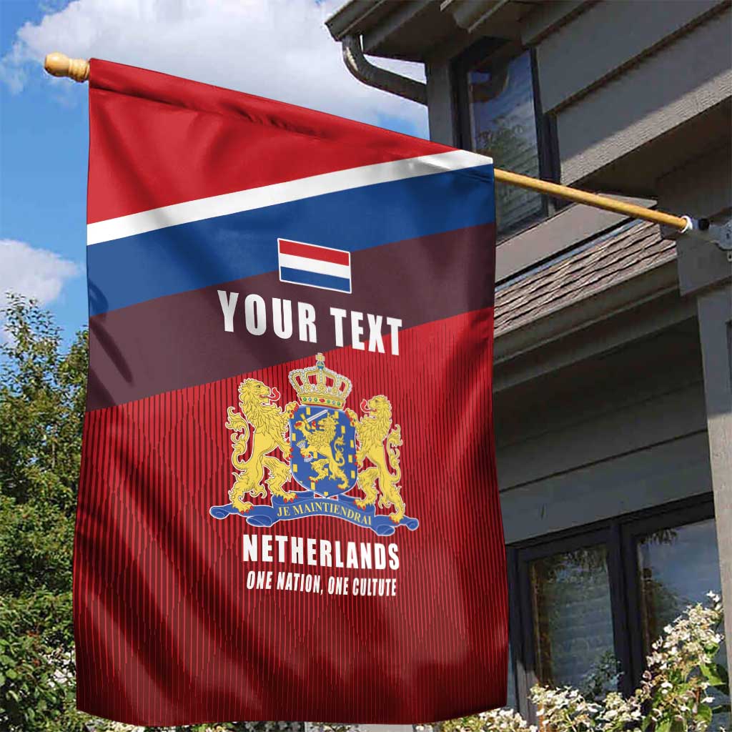 Personalized Netherlands Lion Garden Flag Nederland Flag and Coat of Arms