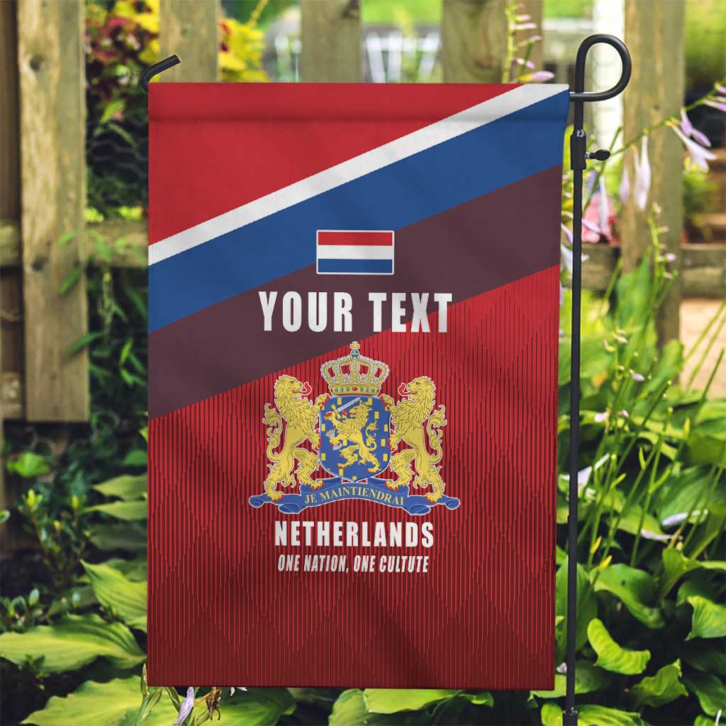 Personalized Netherlands Lion Garden Flag Nederland Flag and Coat of Arms