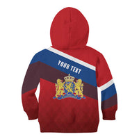 Personalized Netherlands Lion Kid Hoodie Nederland Flag and Coat of Arms