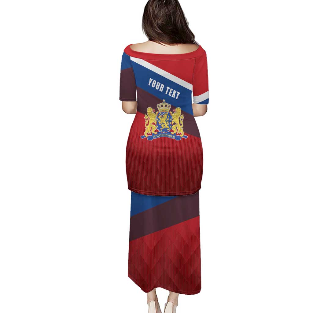 Personalized Netherlands Lion Puletasi Nederland Flag and Coat of Arms