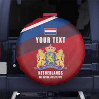 Personalized Netherlands Lion Spare Tire Cover Nederland Flag and Coat of Arms