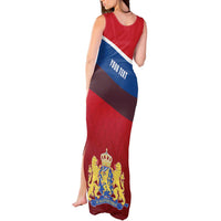 Personalized Netherlands Lion Tank Maxi Dress Nederland Flag and Coat of Arms