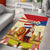 Netherlands Lion and Knight Area Rug Tulips and Windmills