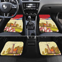 Netherlands Lion and Knight Car Mats Tulips and Windmills