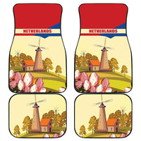 Netherlands Lion and Knight Car Mats Tulips and Windmills