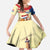 Netherlands Lion and Knight Family Matching Off The Shoulder Long Sleeve Dress and Hawaiian Shirt Tulips and Windmills