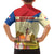 Netherlands Lion and Knight Family Matching Summer Maxi Dress and Hawaiian Shirt Tulips and Windmills