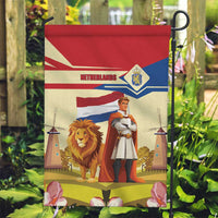 Netherlands Lion and Knight Garden Flag Tulips and Windmills