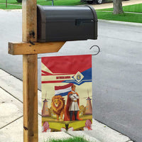 Netherlands Lion and Knight Garden Flag Tulips and Windmills