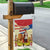 Netherlands Lion and Knight Garden Flag Tulips and Windmills
