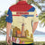 Netherlands Lion and Knight Hawaiian Shirt Tulips and Windmills