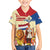 Netherlands Lion and Knight Kid Hawaiian Shirt Tulips and Windmills