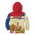 Netherlands Lion and Knight Kid Hoodie Tulips and Windmills