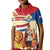 Netherlands Lion and Knight Kid Polo Shirt Tulips and Windmills