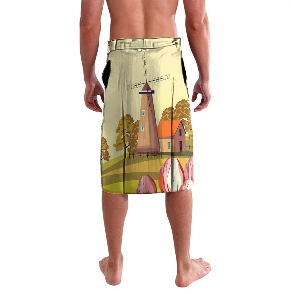 Netherlands Lion and Knight Lavalava Tulips and Windmills