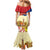 Netherlands Lion and Knight Mermaid Dress Tulips and Windmills