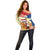 Netherlands Lion and Knight Off Shoulder Sweater Tulips and Windmills