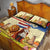Netherlands Lion and Knight Quilt Bed Set Tulips and Windmills