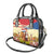 Netherlands Lion and Knight Shoulder Handbag Tulips and Windmills