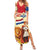 Netherlands Lion and Knight Summer Maxi Dress Tulips and Windmills