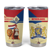 Netherlands Lion and Knight Tumbler Cup Tulips and Windmills