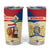 Netherlands Lion and Knight Tumbler Cup Tulips and Windmills