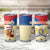 Netherlands Lion and Knight Tumbler Cup Tulips and Windmills