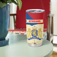 Netherlands Lion and Knight Tumbler Cup Tulips and Windmills