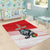 Custom Portugal Rugby Go Champions Area Rug Wolf Mascot Style