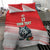 Custom Portugal Rugby Go Champions Bedding Set Wolf Mascot Style