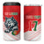 Custom Portugal Rugby Go Champions 4 in 1 Can Cooler Tumbler Wolf Mascot Style