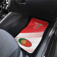 Custom Portugal Rugby Go Champions Car Mats Wolf Mascot Style