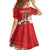 Custom Portugal Rugby Go Champions Family Matching Off Shoulder Maxi Dress and Hawaiian Shirt Wolf Mascot Style