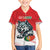 Custom Portugal Rugby Go Champions Family Matching Off Shoulder Maxi Dress and Hawaiian Shirt Wolf Mascot Style